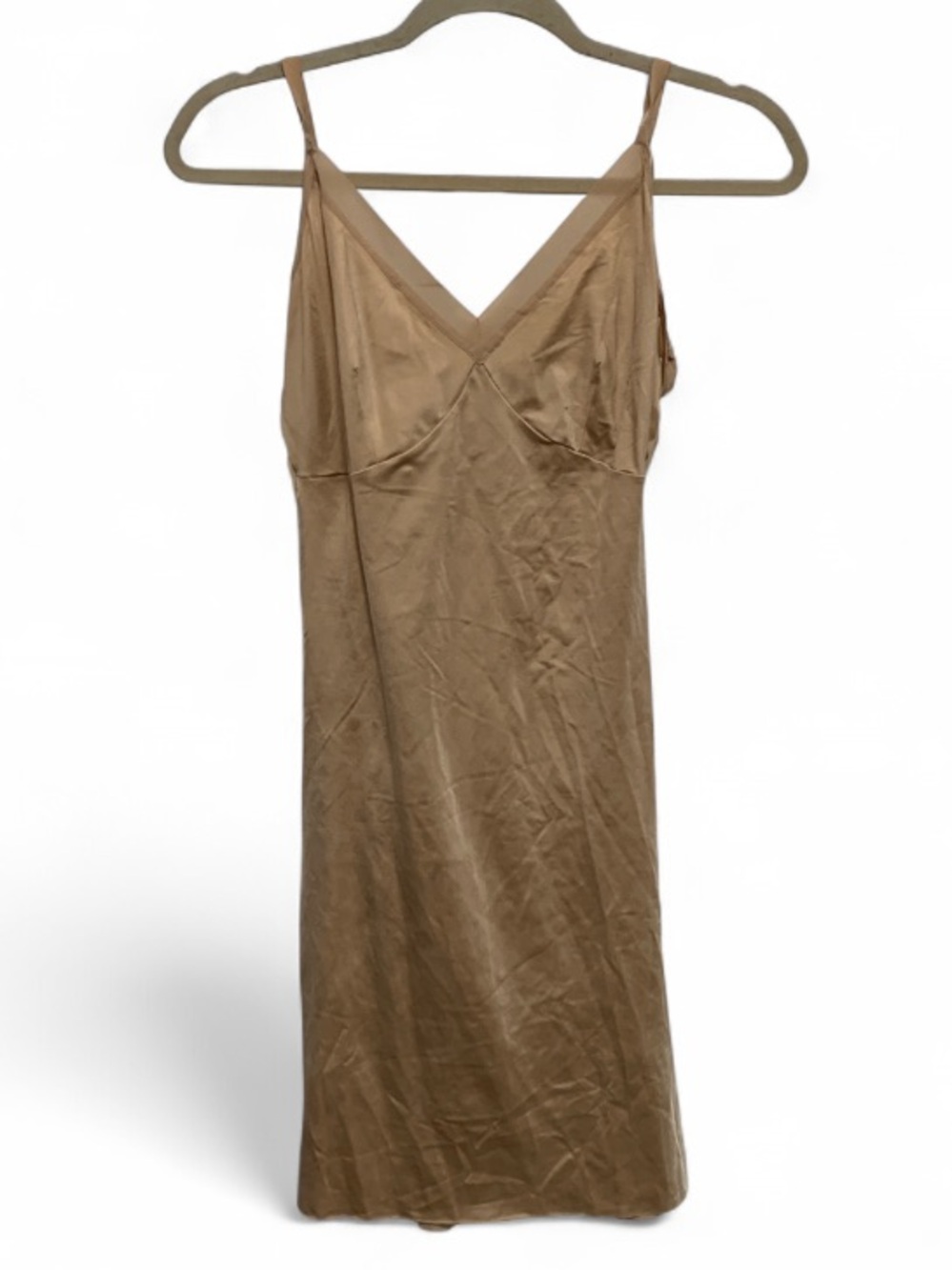 Spanx Sleek Satin Slip Dress in Nude